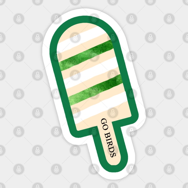 Go Birds Ice Pop Sticker by generationtees